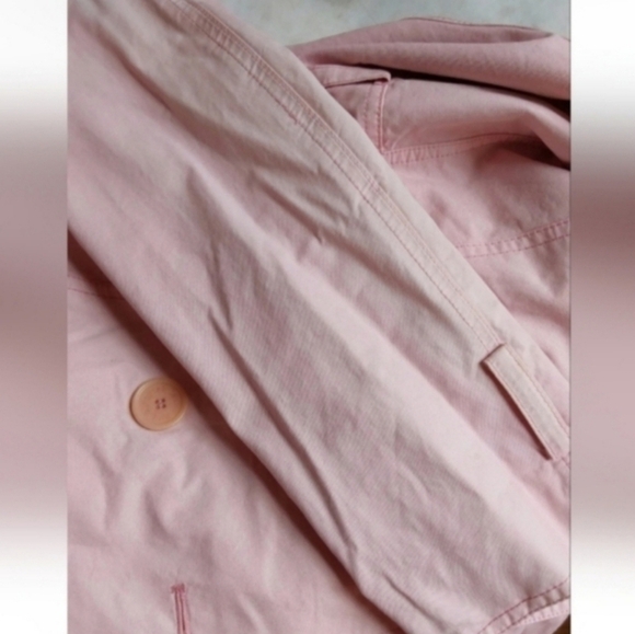 Vintage Jean Paul Gaultier pink trench coat size M  . - Picture 14 of 16